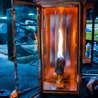 Vortex Flame Tip for Gas Lantern
