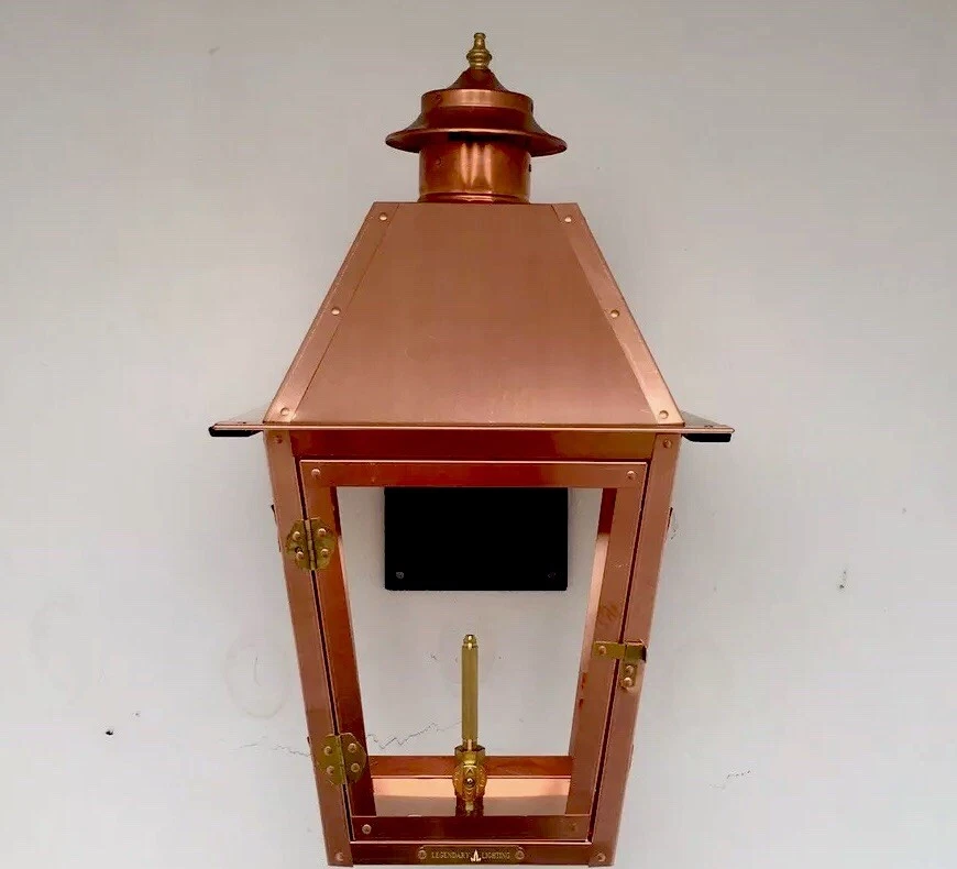 Copper Gas Lantern By Legendary Lighting - Gas Lantern Parts