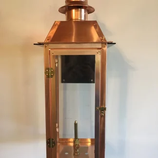 Copper Gas Lantern By Legendary Lighting (Rectangular)